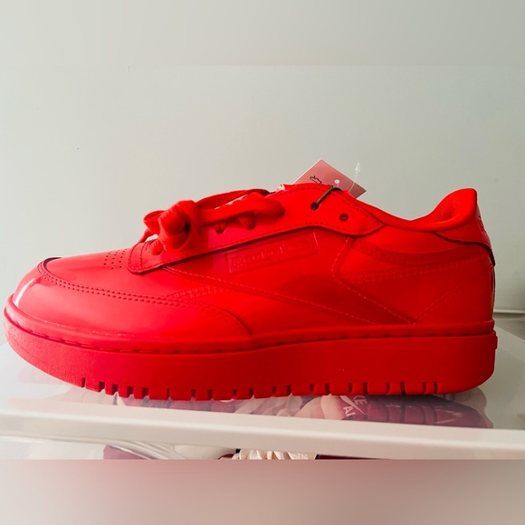 Cardi B Reebok Red Reebok Classics X Cardi B Club C V2 Women's Shoes